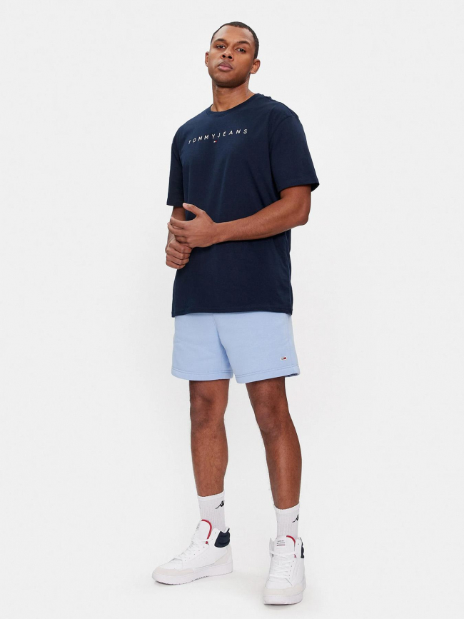 Short jogging beach fleece bleu homme - Tommy Jeans