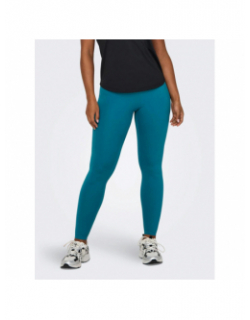 Legging de sport jam sana play bleu vert femme - Only