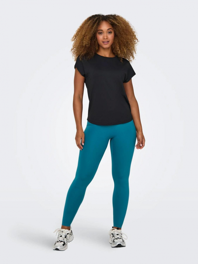 Legging de sport jam sana play bleu vert femme - Only