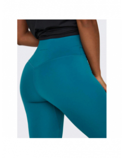 Legging de sport jam sana play bleu vert femme - Only