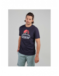 T-shirt graphique teroo bleu marine homme - Oxbow