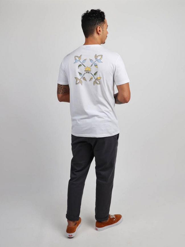 T-shirt graphique imprimé tumurai blanc homme - Oxbow