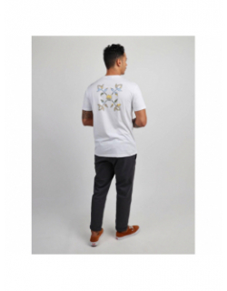 T-shirt graphique imprimé tumurai blanc homme - Oxbow