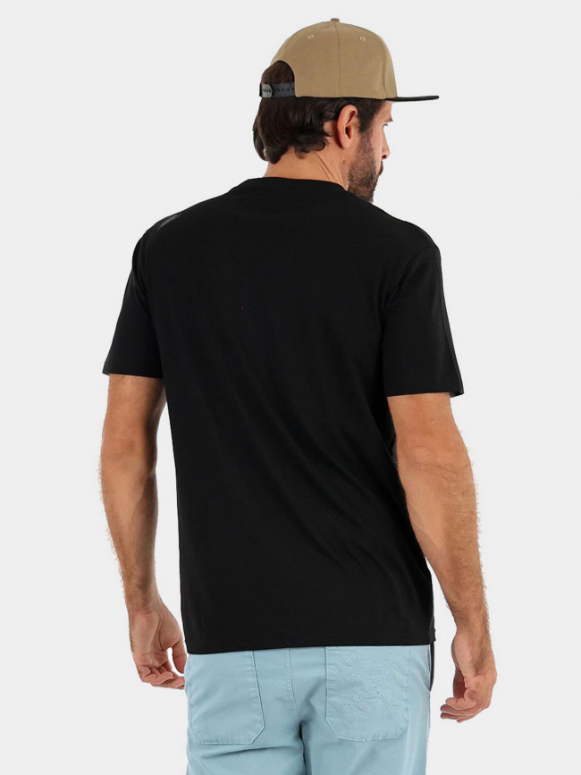 T-shirt uni tebaz noir homme - Oxbow