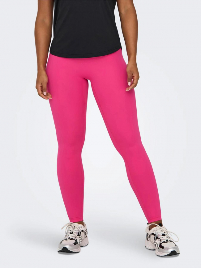 Legging de sport jam sana play rose femme - Only