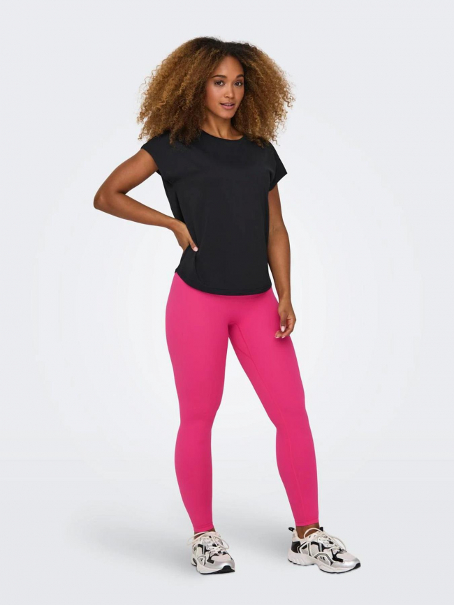 Legging de sport jam sana play rose femme - Only