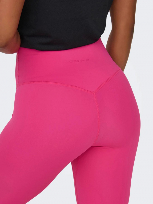 Legging de sport jam sana play rose femme - Only