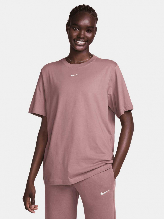 T-shirt à manches courtes essential violet femme - Nike