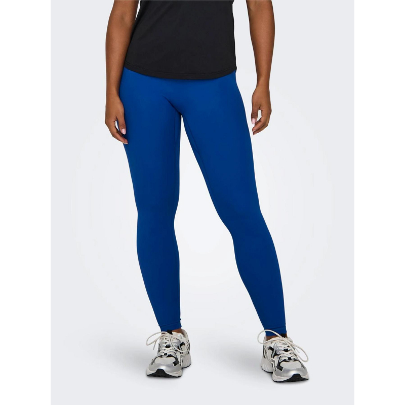 Legging de sport jam sana bleu femme - Only