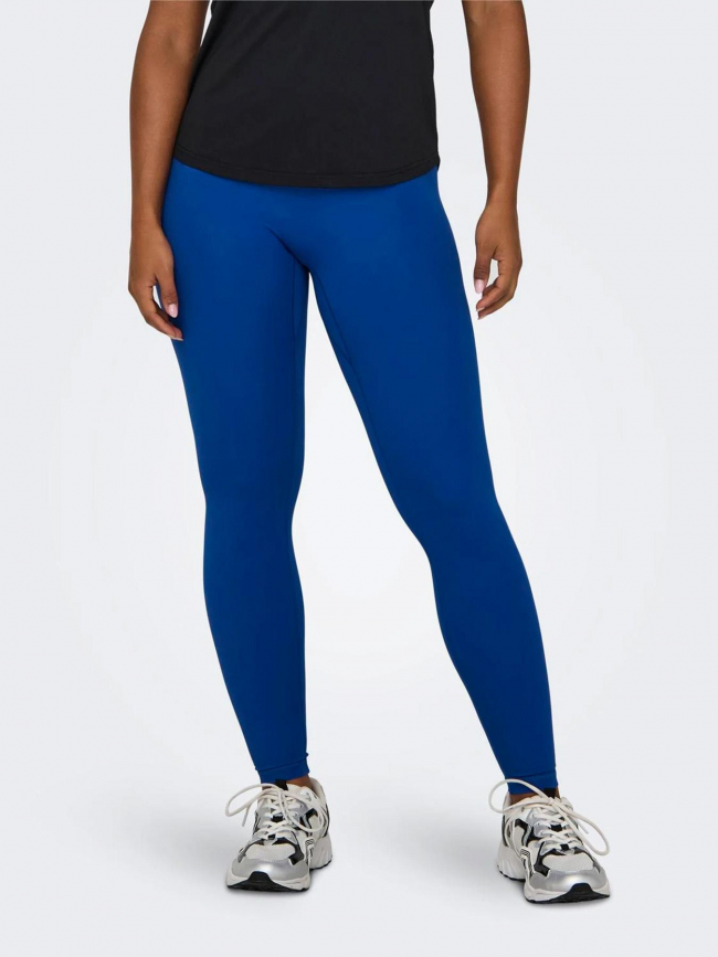 Legging de sport jam sana bleu femme - Only