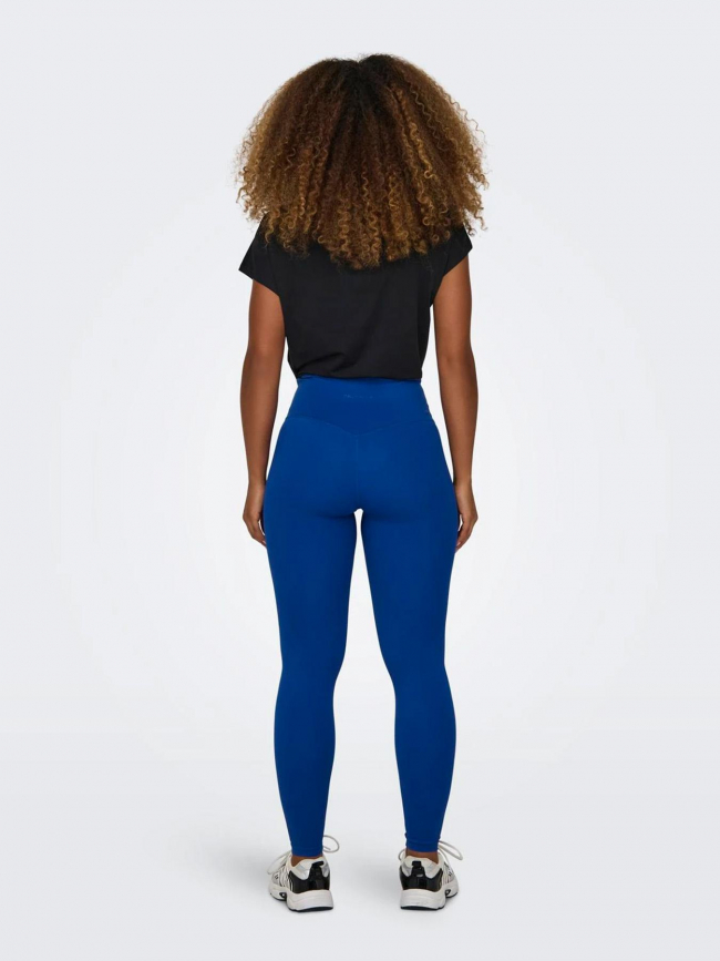 Legging de sport jam sana bleu femme - Only