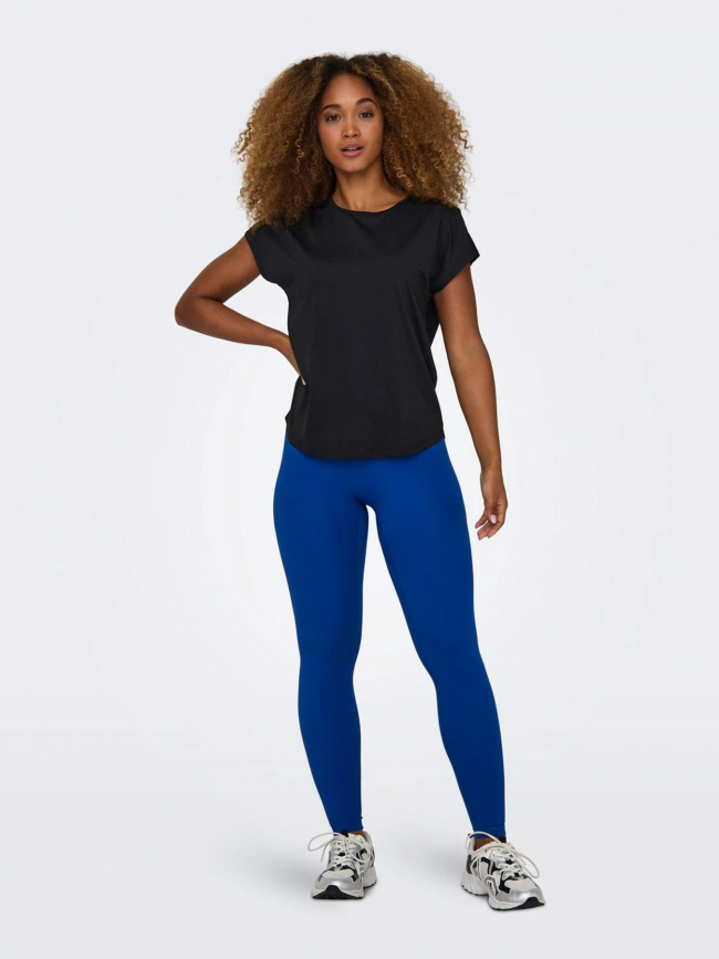 Legging de sport jam sana bleu femme - Only