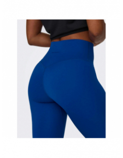 Legging de sport jam sana bleu femme - Only