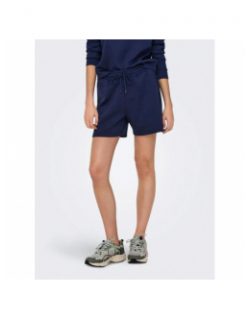 Short lounge bleu marine femme - Only