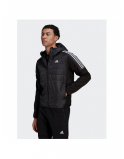 Veste à capuche essentials insulated hybrid noir homme - Adidas