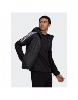 Veste à capuche essentials insulated hybrid noir homme - Adidas