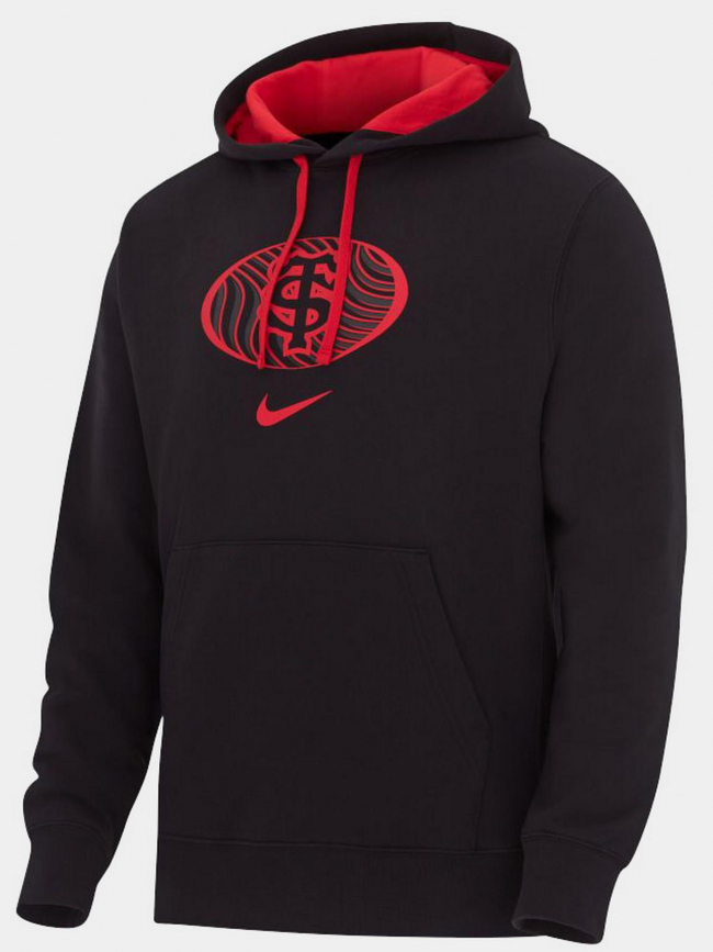 Sweat supporter du rugby club toulonnais noir - Nike