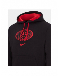 Sweat supporter du rugby club toulonnais noir - Nike