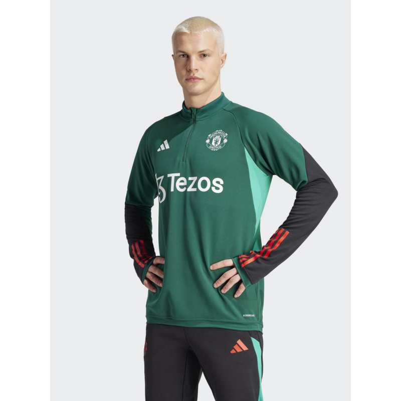 Sweat de football manchester united vert homme - Adidas