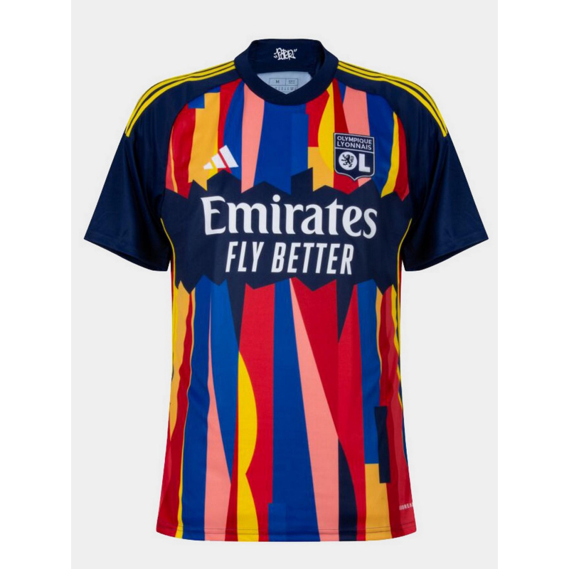 Maillot de football third OL multicolore homme - Adidas