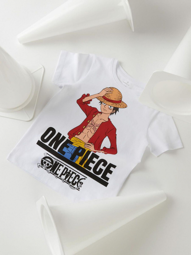 T-shirt nate one piece blanc garçon - Name It