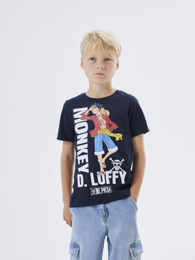 T-shirt nate one piece bleu marine garçon - Name It