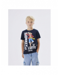 T-shirt nate one piece bleu marine garçon - Name It