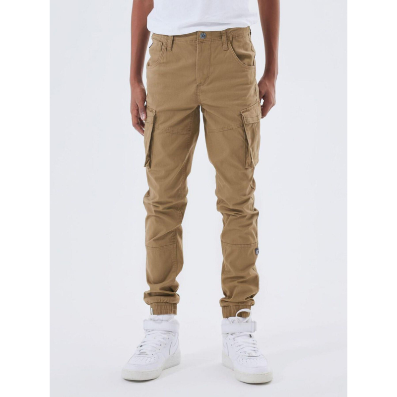 Pantalon cargo ryan marron garçon - Name It