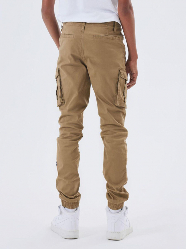 Pantalon cargo ryan marron garçon - Name It