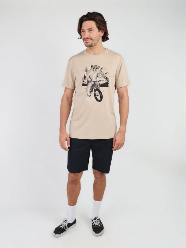 T-shirt graphique taubal-dust beige homme - Oxbow