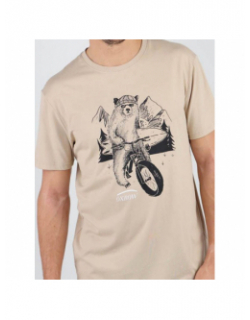 T-shirt graphique taubal-dust beige homme - Oxbow