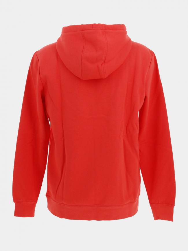 Sweat à capuche nark rouge corail - Teddy Smith