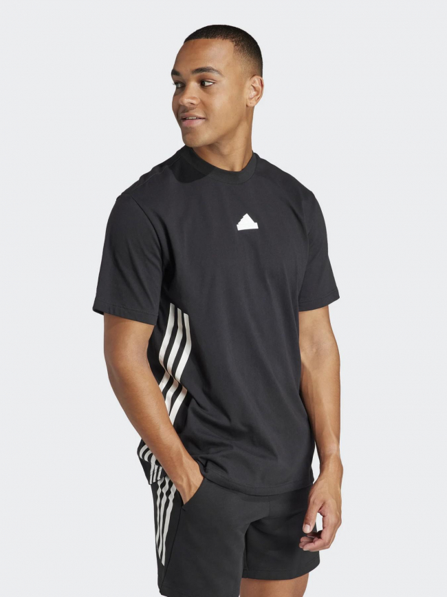 T-shirt 3 stripes noir homme - Adidas