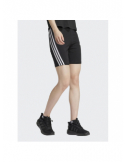 Short cycliste 3 stripes noir femme - Adidas