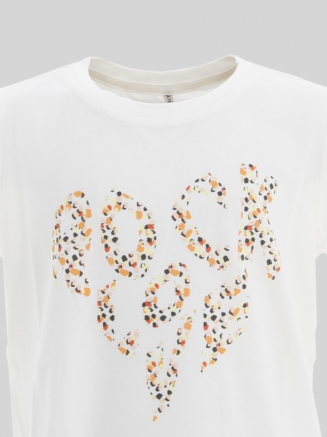 T-shirt lany rock blanc fille - Only