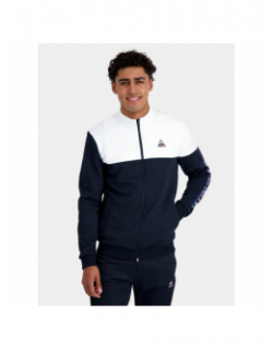 Gilet tri bleu marine blanc homme - Le Coq Sportif