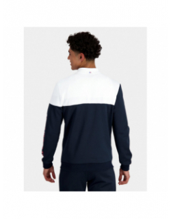 Gilet tri bleu marine blanc homme - Le Coq Sportif