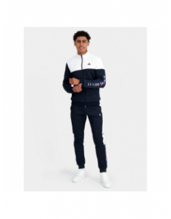 Gilet tri bleu marine blanc homme - Le Coq Sportif