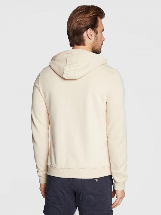 Sweat à capuche beige homme - Blend