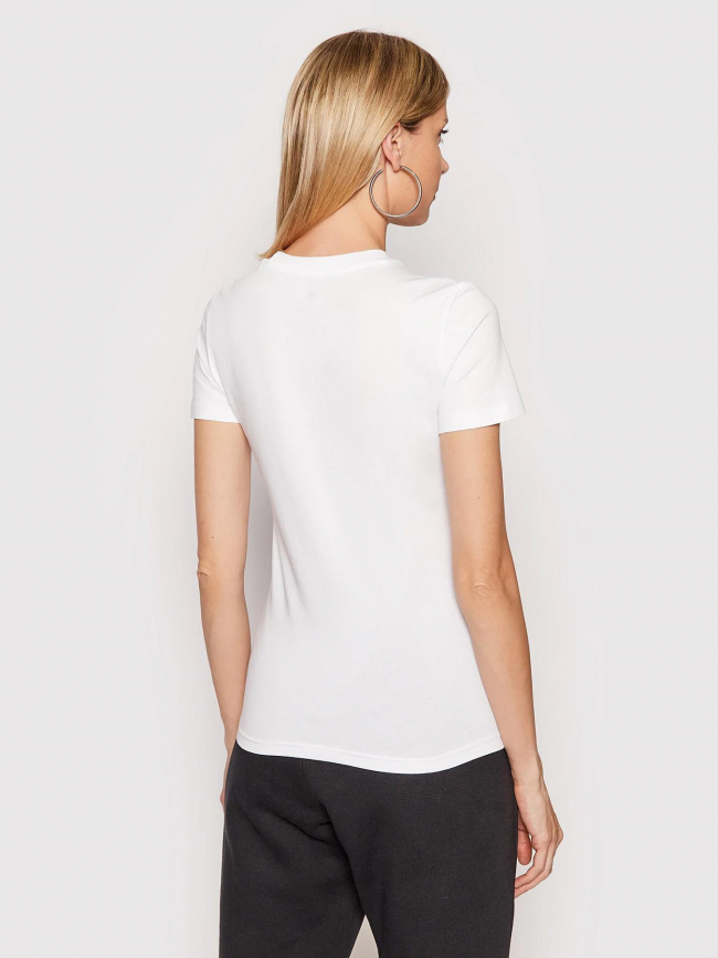 T-shirt big logo blanc femme - Adidas