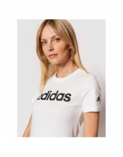 T-shirt big logo blanc femme - Adidas