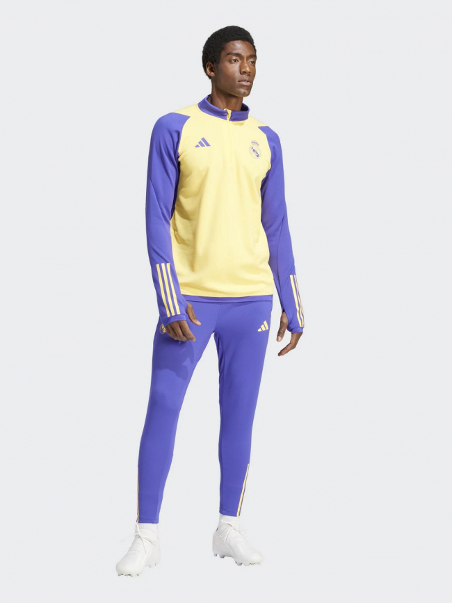 Jogging de football real madrid orange/violet homme - Adidas