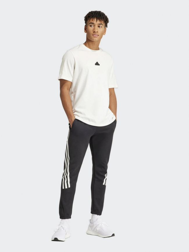 Jogging 3 stripes noir homme - Adidas