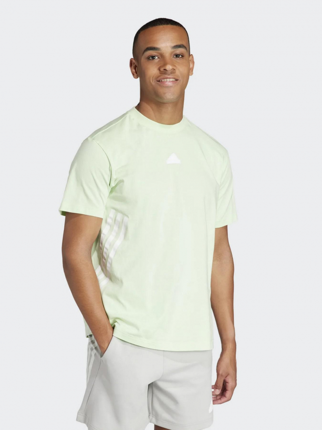 T-shirt 3 stripes vert homme - Adidas