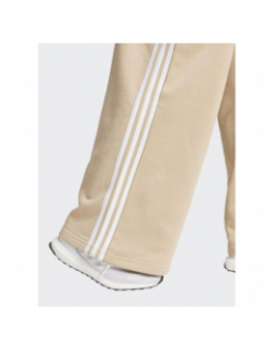 Jogging wide beige femme - Adidas