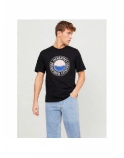 T-shirt cobin noir homme - Jack & Jones