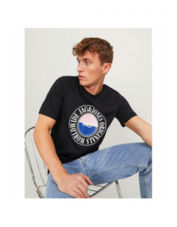 T-shirt cobin noir homme - Jack & Jones