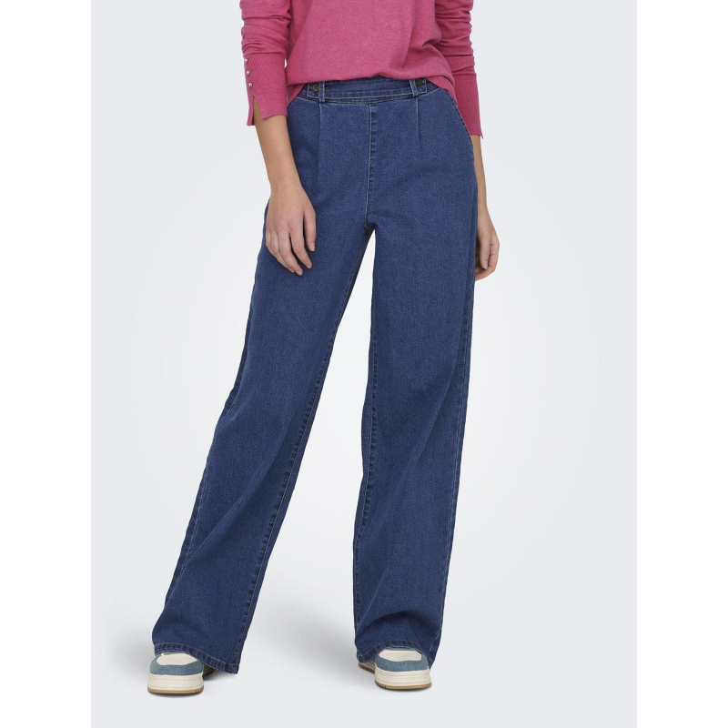 Jean wide geggo denim bleu femme - Jacqueline De Yong