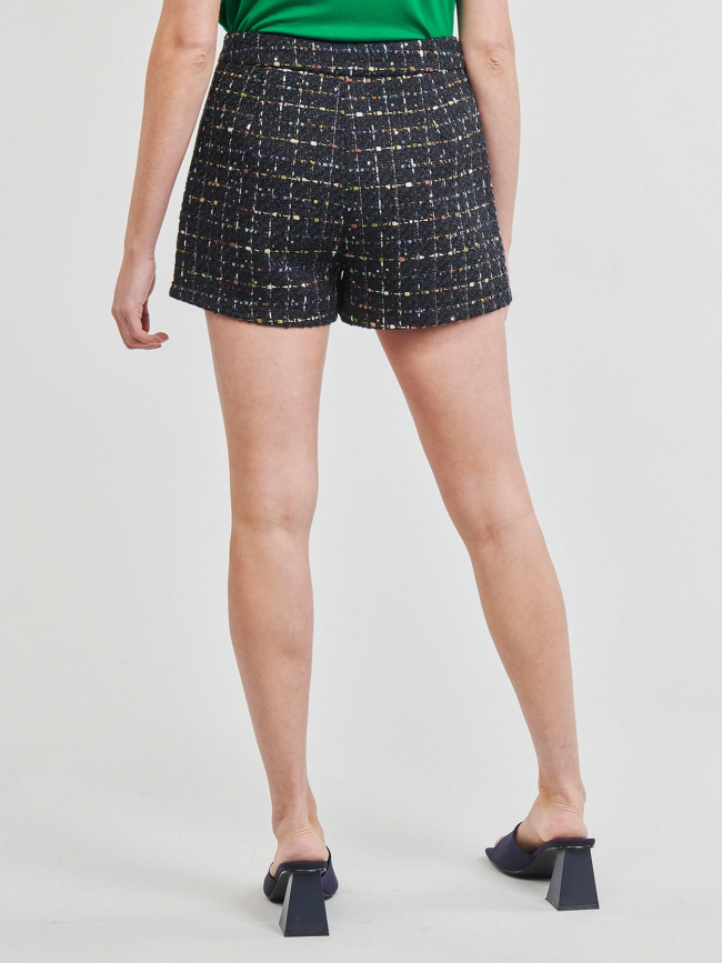 Short en tweed steffi noir femme - Only