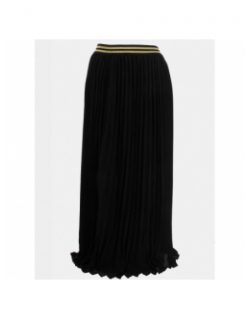 Jupe plissé jackie noir femme - Only